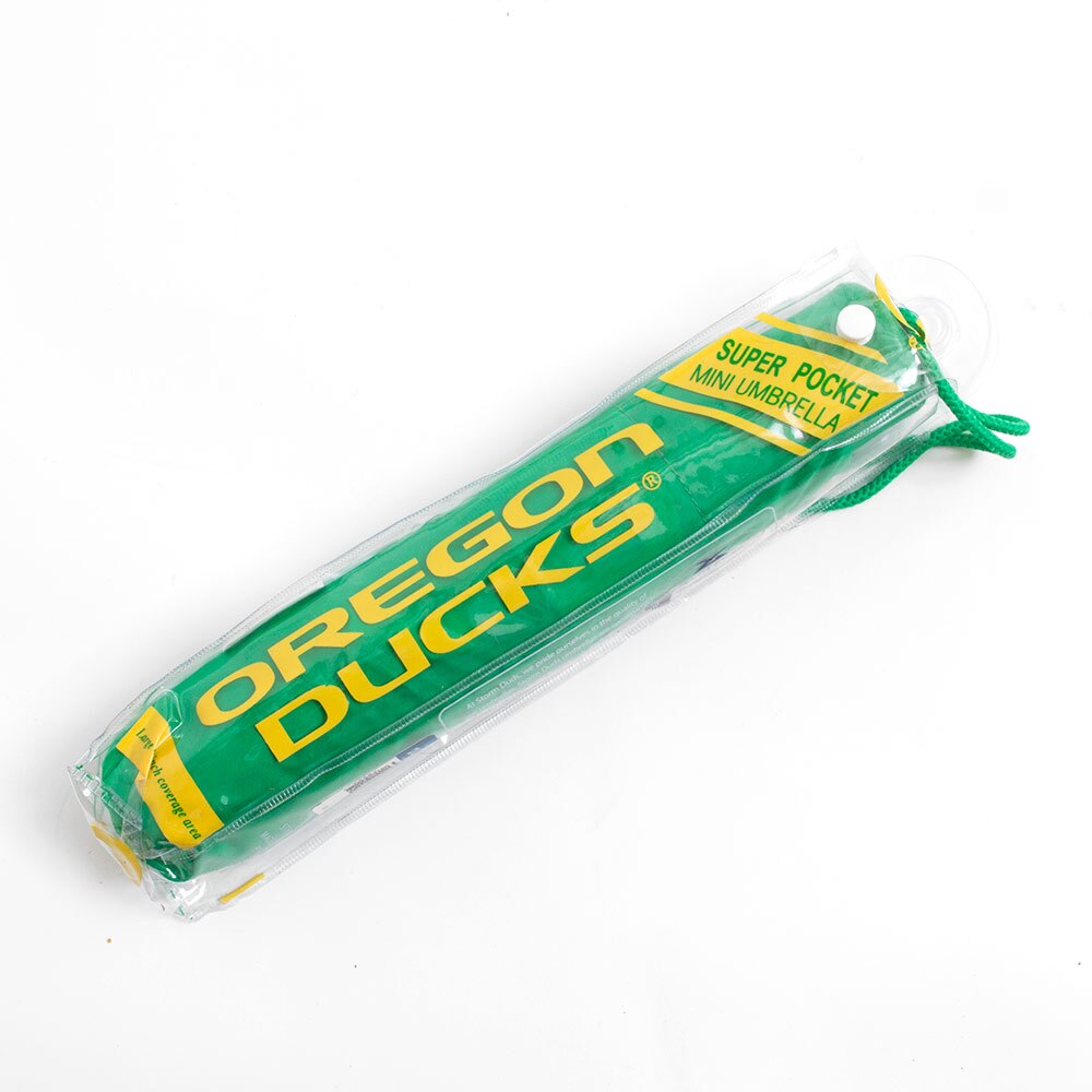 Classic Oregon O, Storm Duds, Green, Water Resistant, Umbrella - Mini, Accessories, Unisex, 42", Super-pocket, 142281